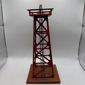 Lionel No 394 Beacon Tower O Gauge Red Metal Vintage Train Accessory Fair